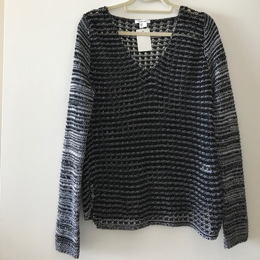 Helmut Lang Luminous Cord Semi-Sheer Sweater